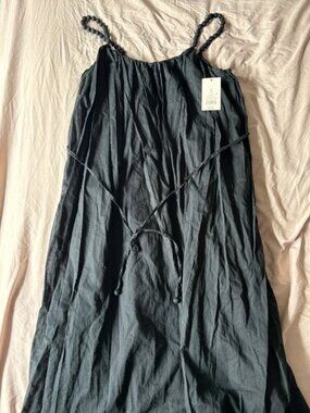 A New Day Black Tie-Back Summer Dress